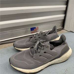 Adidas Ultra Boost 22 Running Shoes in Grey Three